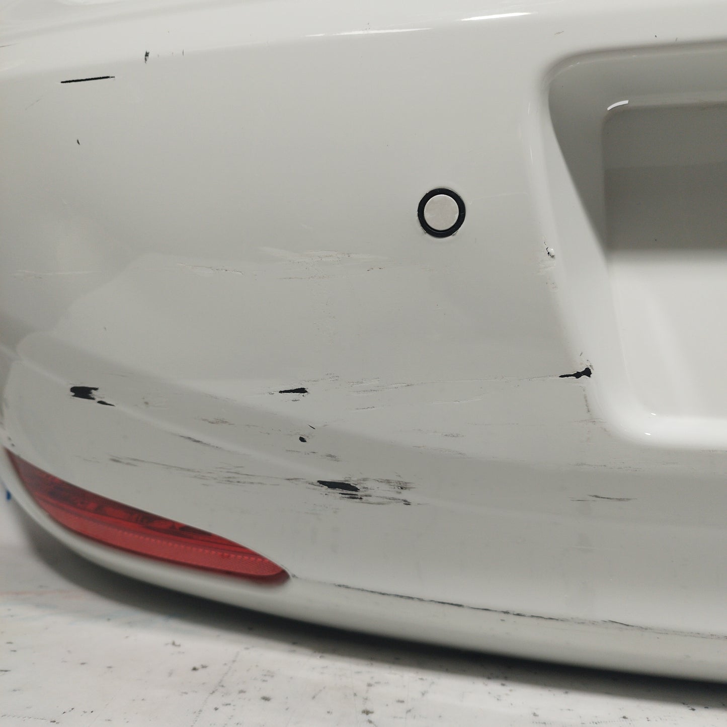 White rear bumper Fiat Punto Evo 2012 ecoAC7583