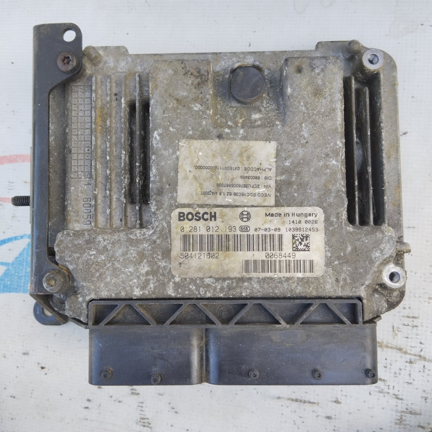 Iveco Daily C15 2006 3.0 HDI Zündkit, Bosch-Teilenummer: 0281012193 ecoAG4706