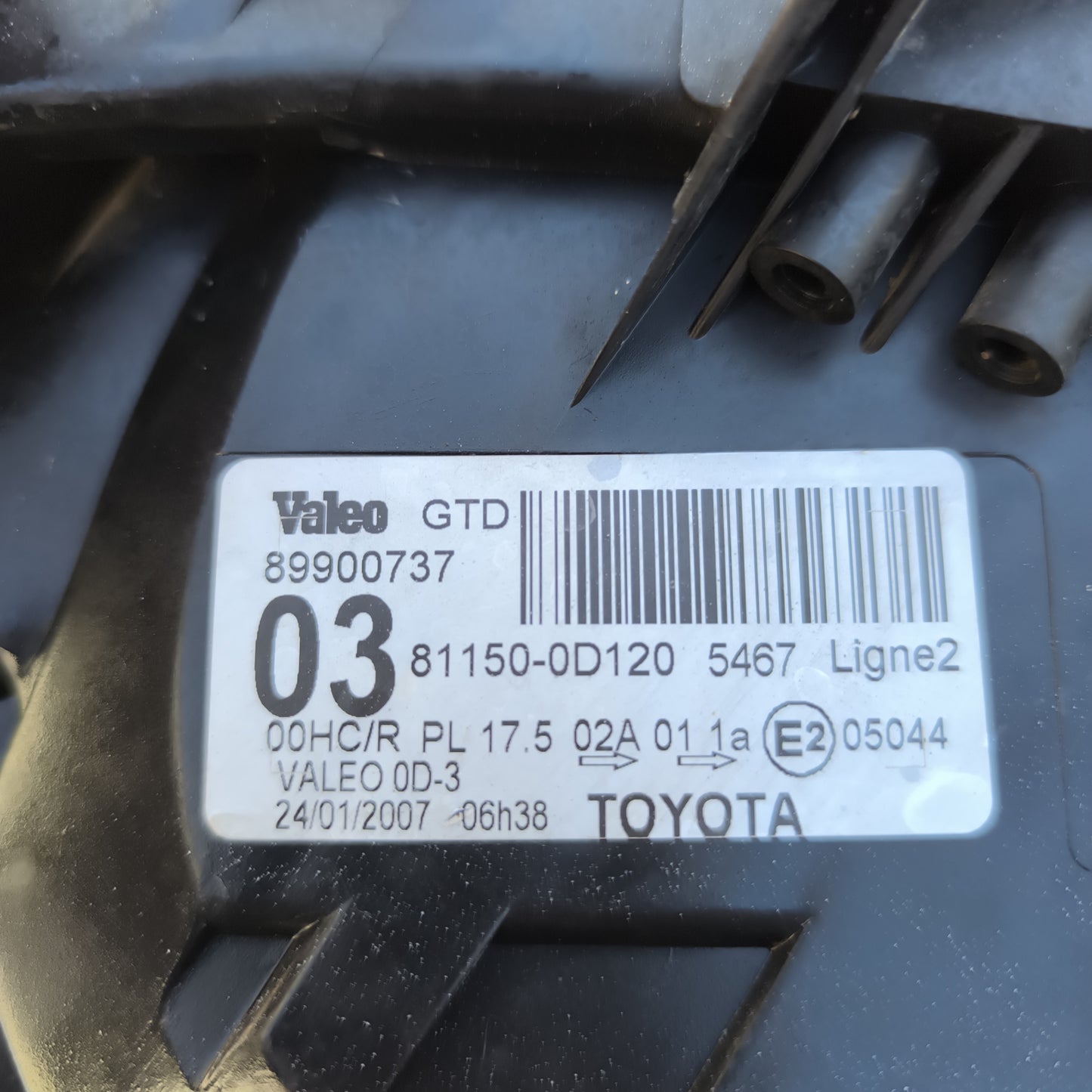 Left front light Toyota Yaris 2008 ecoAG4526