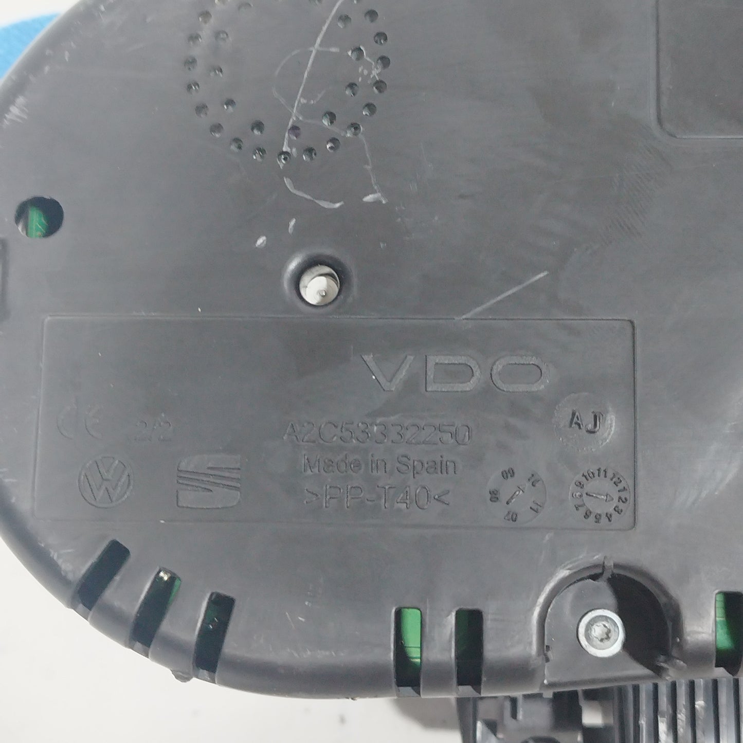 Volkswagen Polo 1.6 TD 2014 Instrumententafel-Code: A2C53332250 ecoAC7671