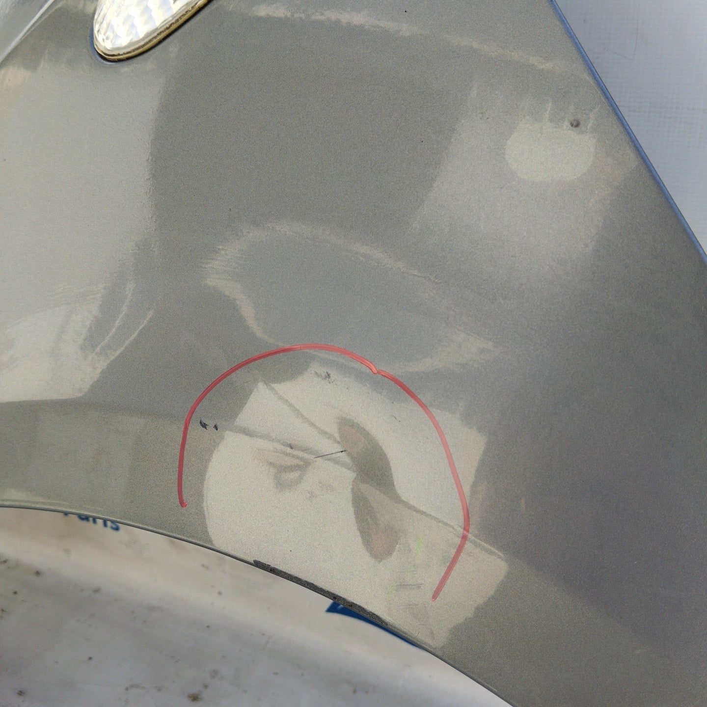 Gunmetal grey left fender DR1 ecoAG4743