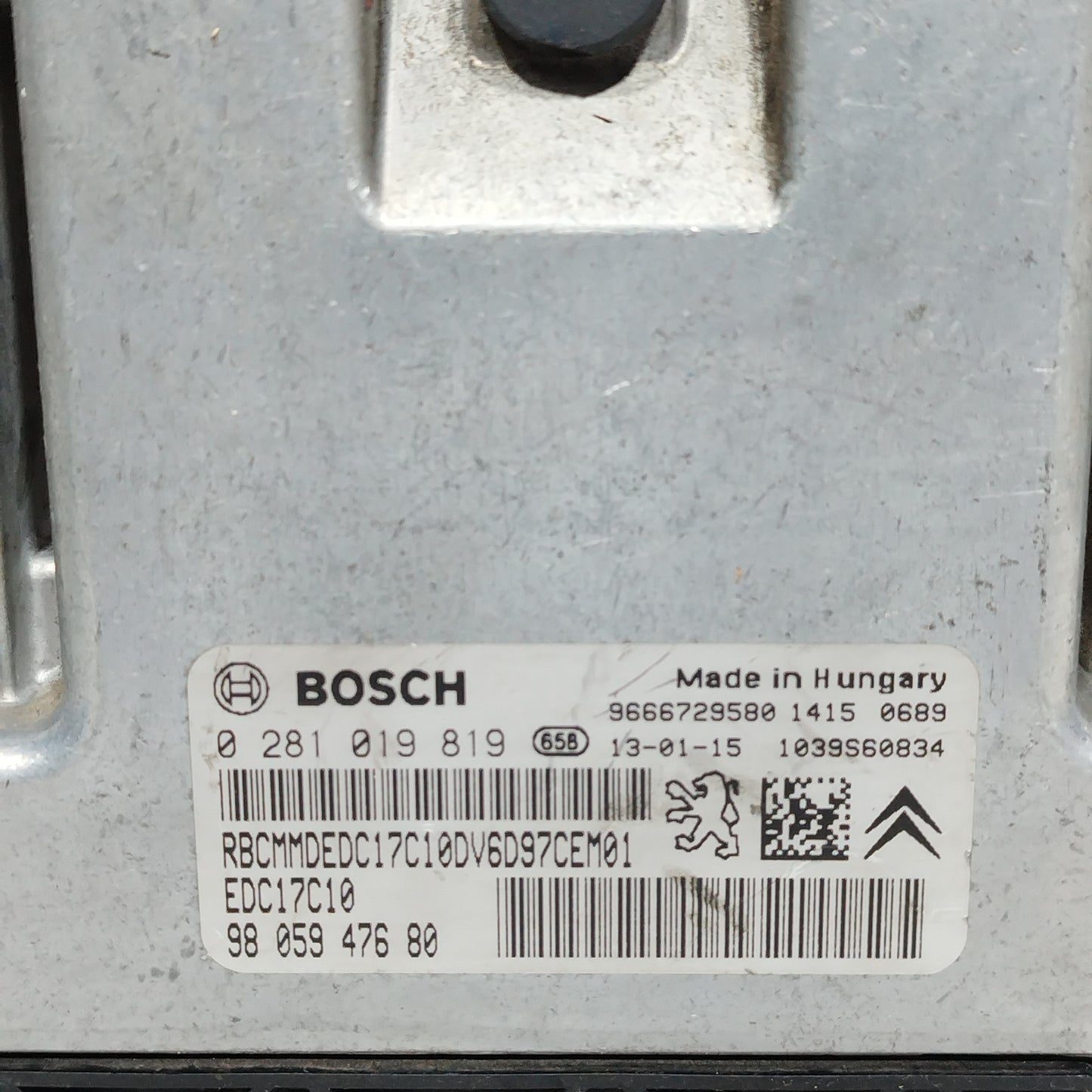 Zündanlage Citroen DS3 2013 1.6 D Code: 0281019819 ecoAC7712