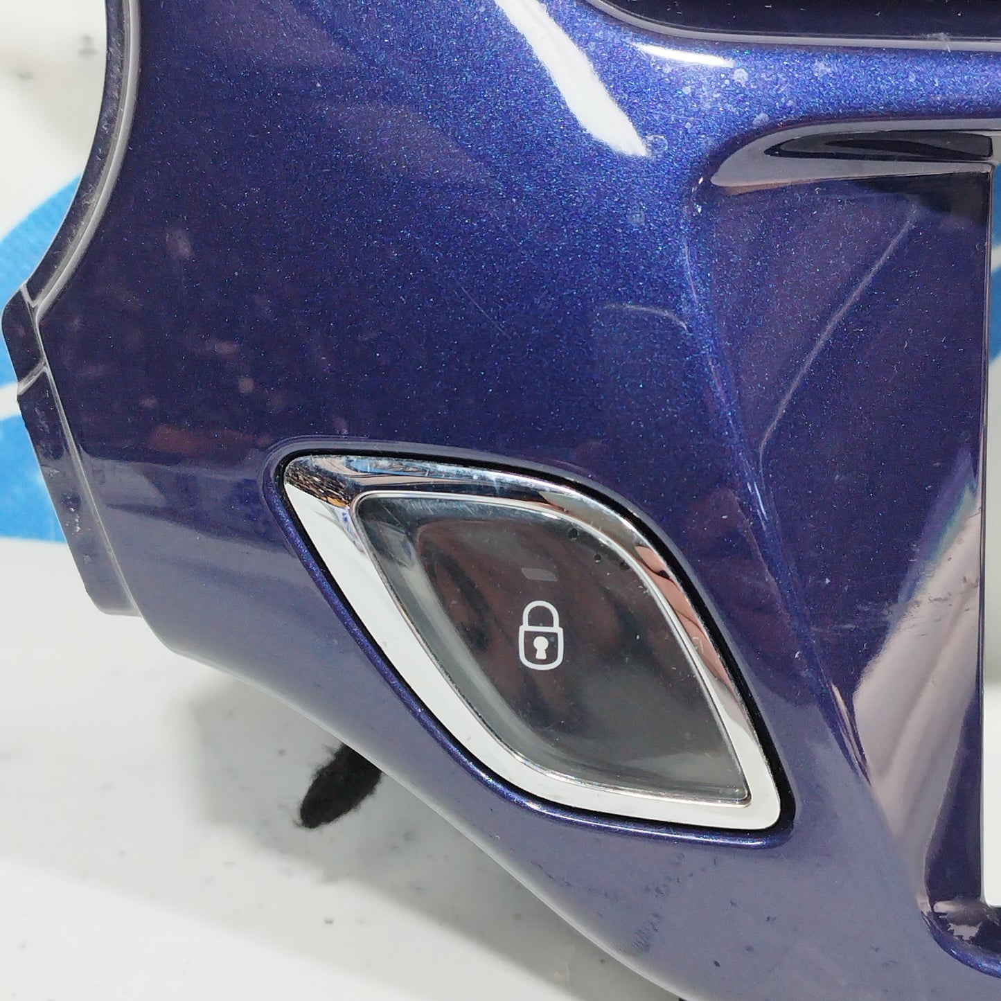 Modanatura listello interno cruscotto blu Citroen DS3 2013 ecoAC7703