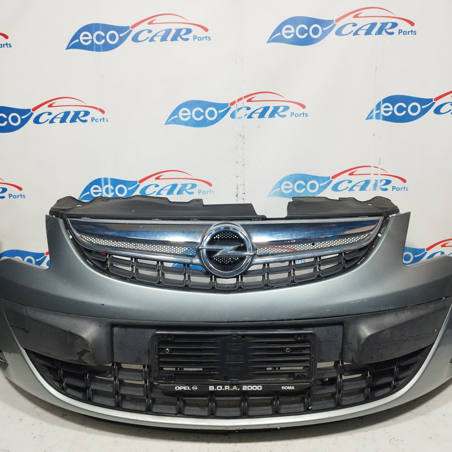 Front bumper Opel Corsa D 2012 dark gray ECOAC7577
