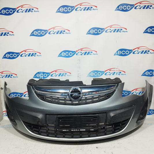 Front bumper Opel Corsa D 2012 dark gray ECOAC7577