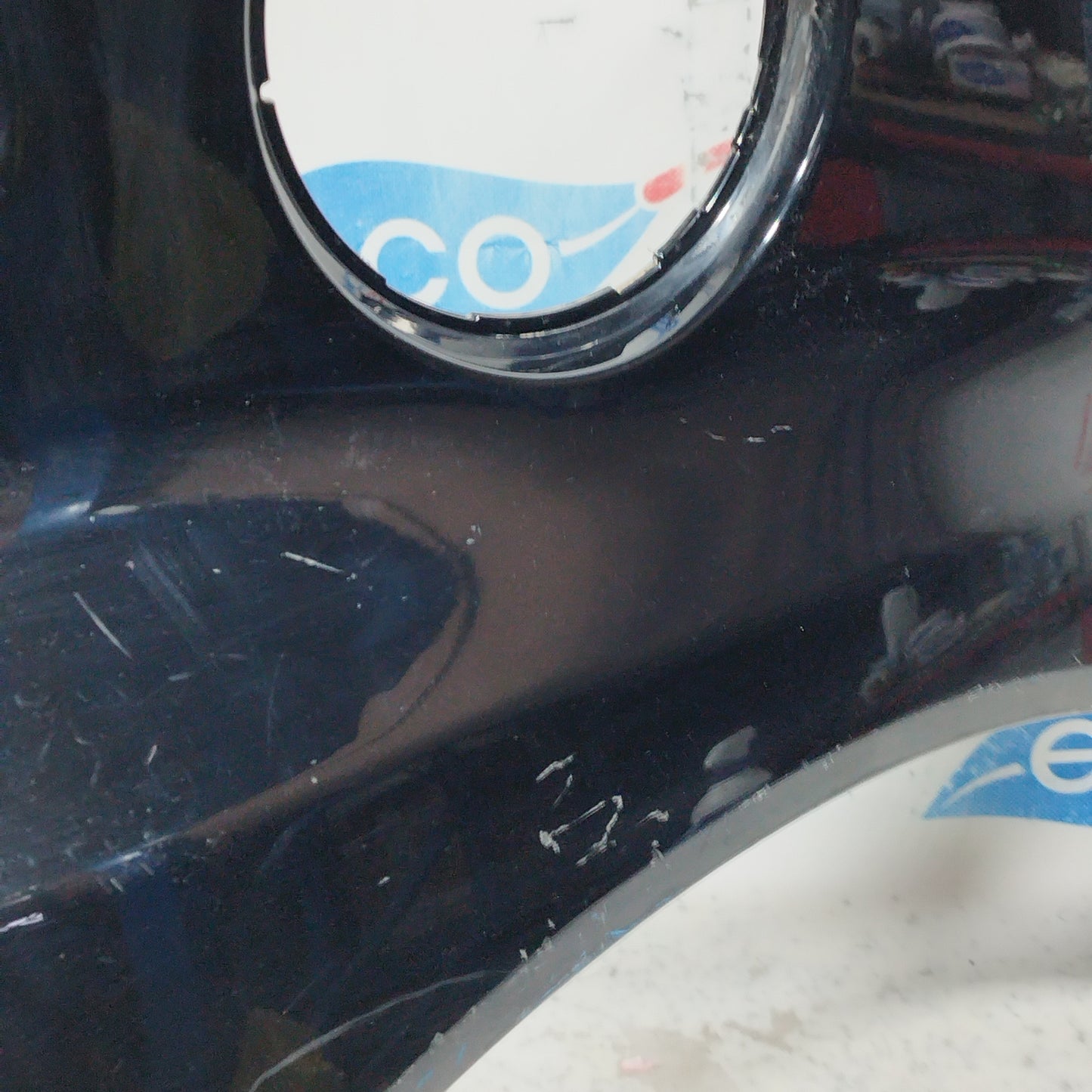 Black rear right fender Smart Fortwo 451 2010 ecoAC7763