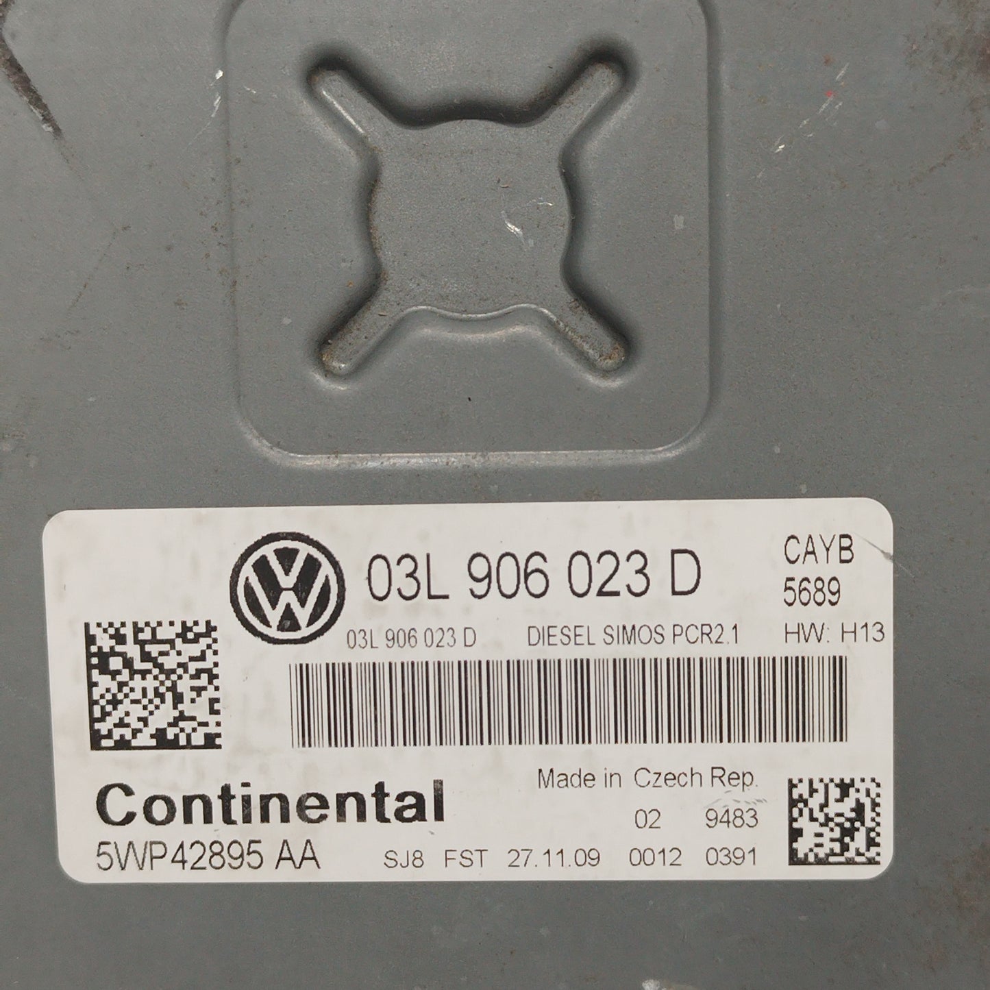 Zündkit für Volkswagen Polo 1.6 TDI, Baujahr 2012, Code: 03L906023D ecoAC7778