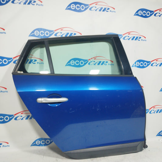 Electric blue rear door right Renault Megane SW 2012 ecoAC7813
