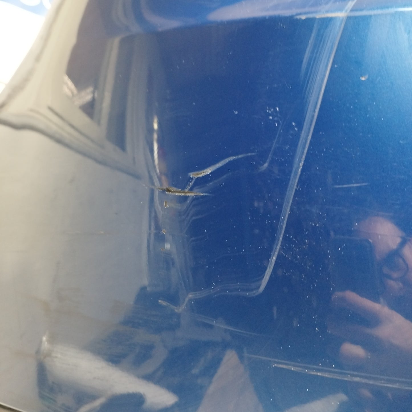 Blue rear bumper Renault Megane SW 2012 ecoAC7815