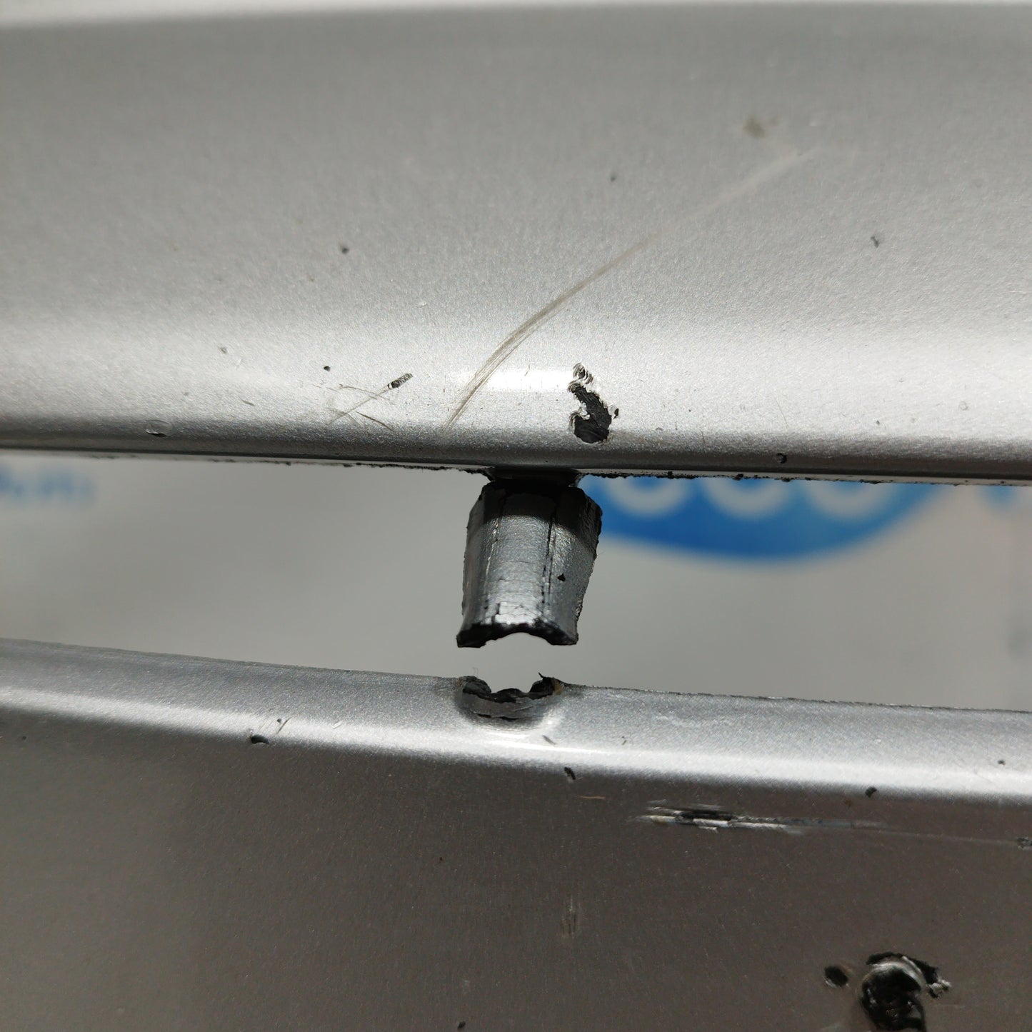 Paraurti anteriore grigio chiaro Fiat Panda 2008 ecoAC7816