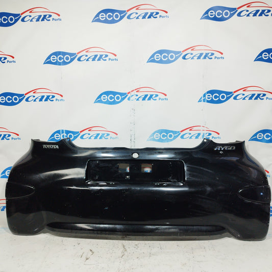 Schwarze Heckstoßstange Toyota Aygo 2006 ecoAC7817