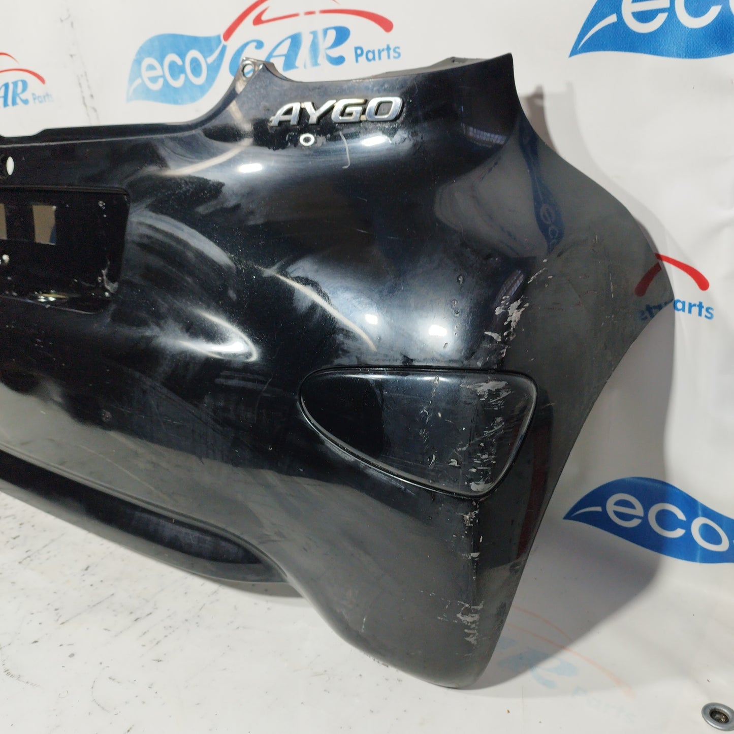 Black Rear Bumper Toyota Aygo 2006 ecoAC7817