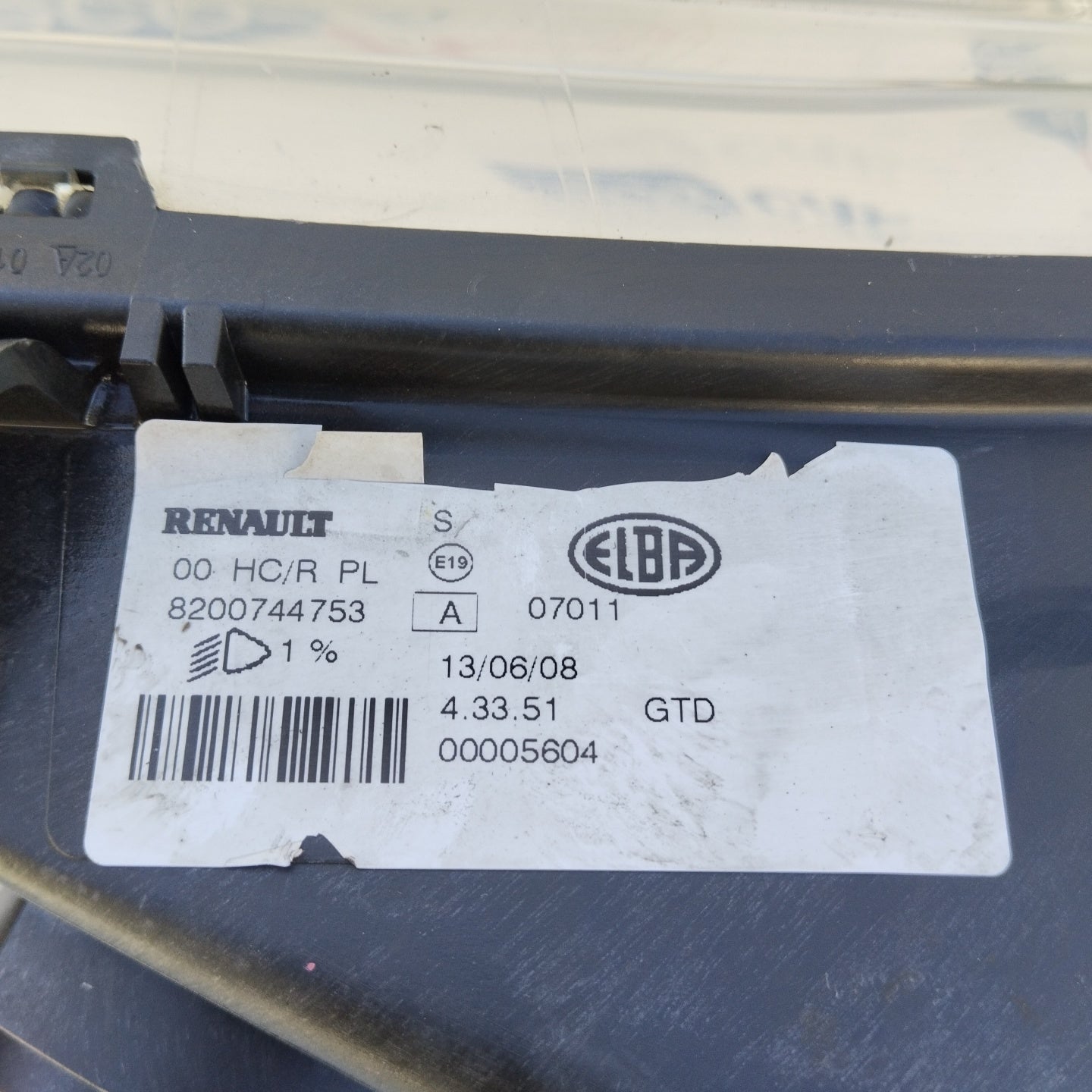 Fanale anteriore sx Dacia Logan 2008 ecoAG4778