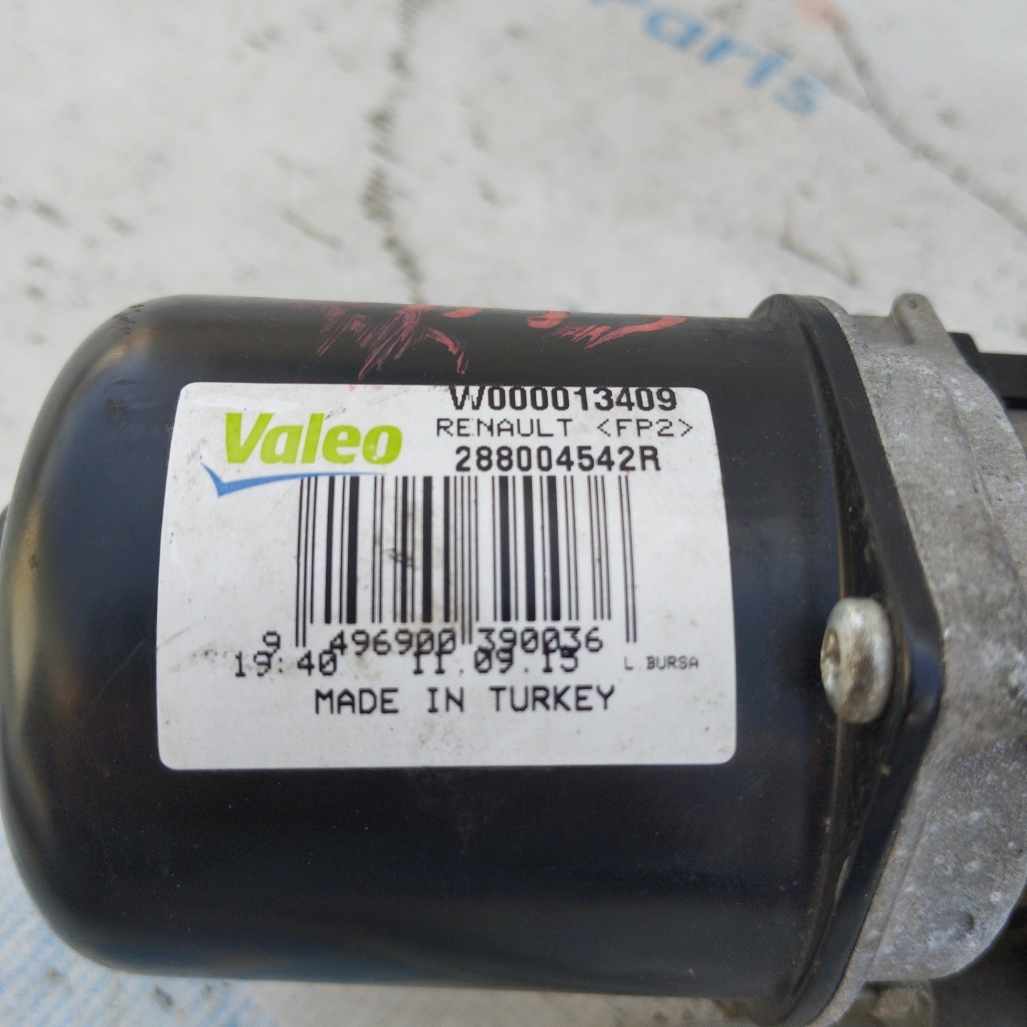 Front windshield wiper motor Renault Clio 2015 Cod. 288004542r ecoAG4801