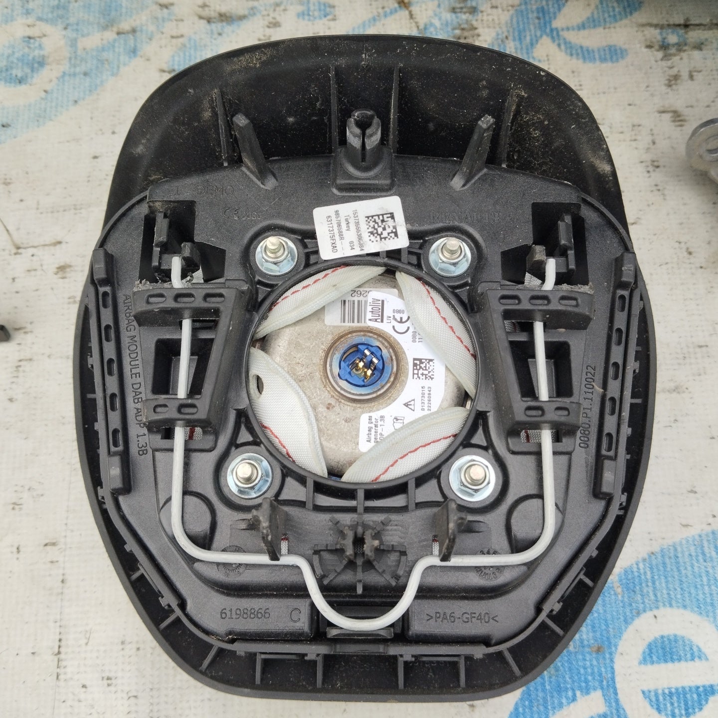 Komplettes Airbag-Set für Renault Clio 2016, Teilenummer: 8200963406 ecoAG4815