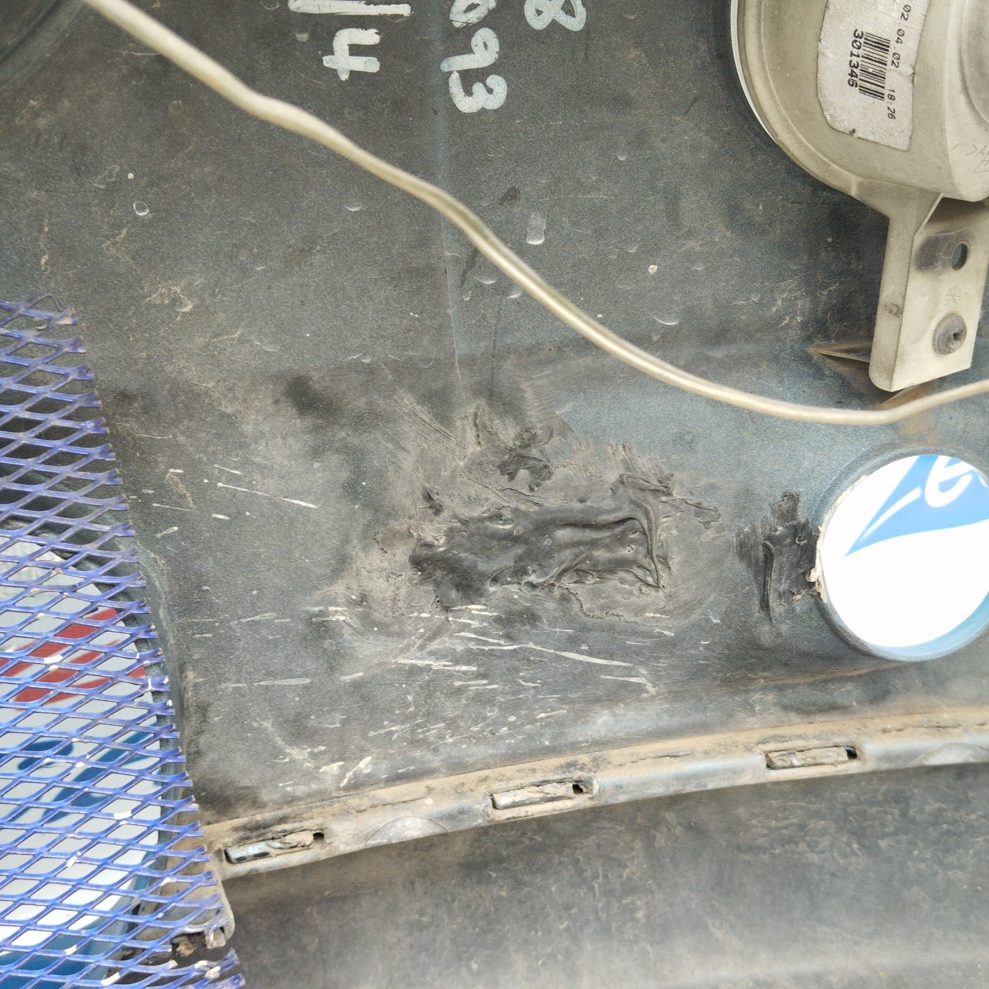 Mini Cooper R50 ecoAG4825 blue front bumper