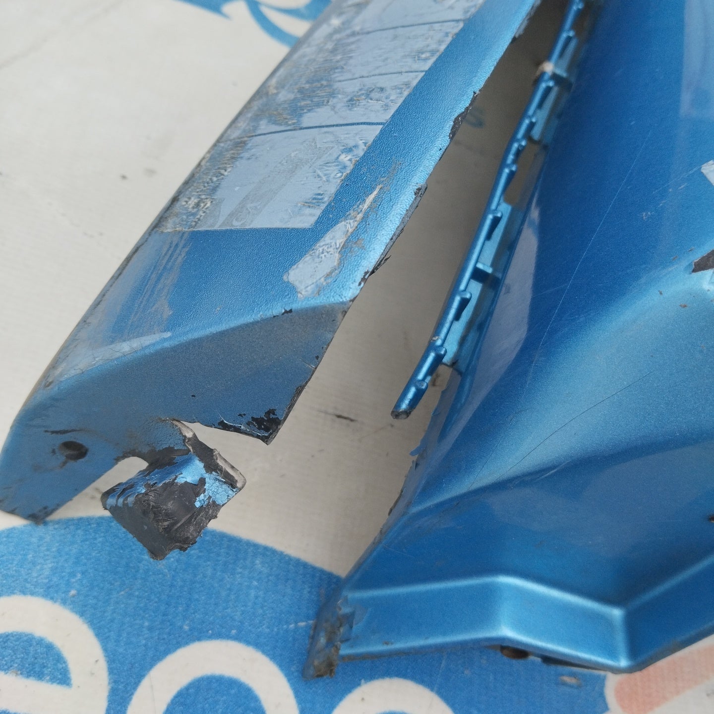 Mini Cooper R50 ecoAG4825 blue front bumper