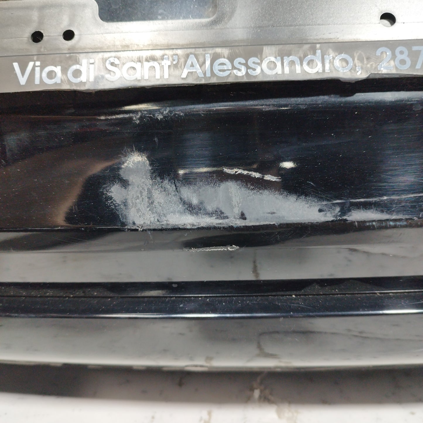 Paraurti posteriore nero Volkswagen Polo 2014 ecoAC7514