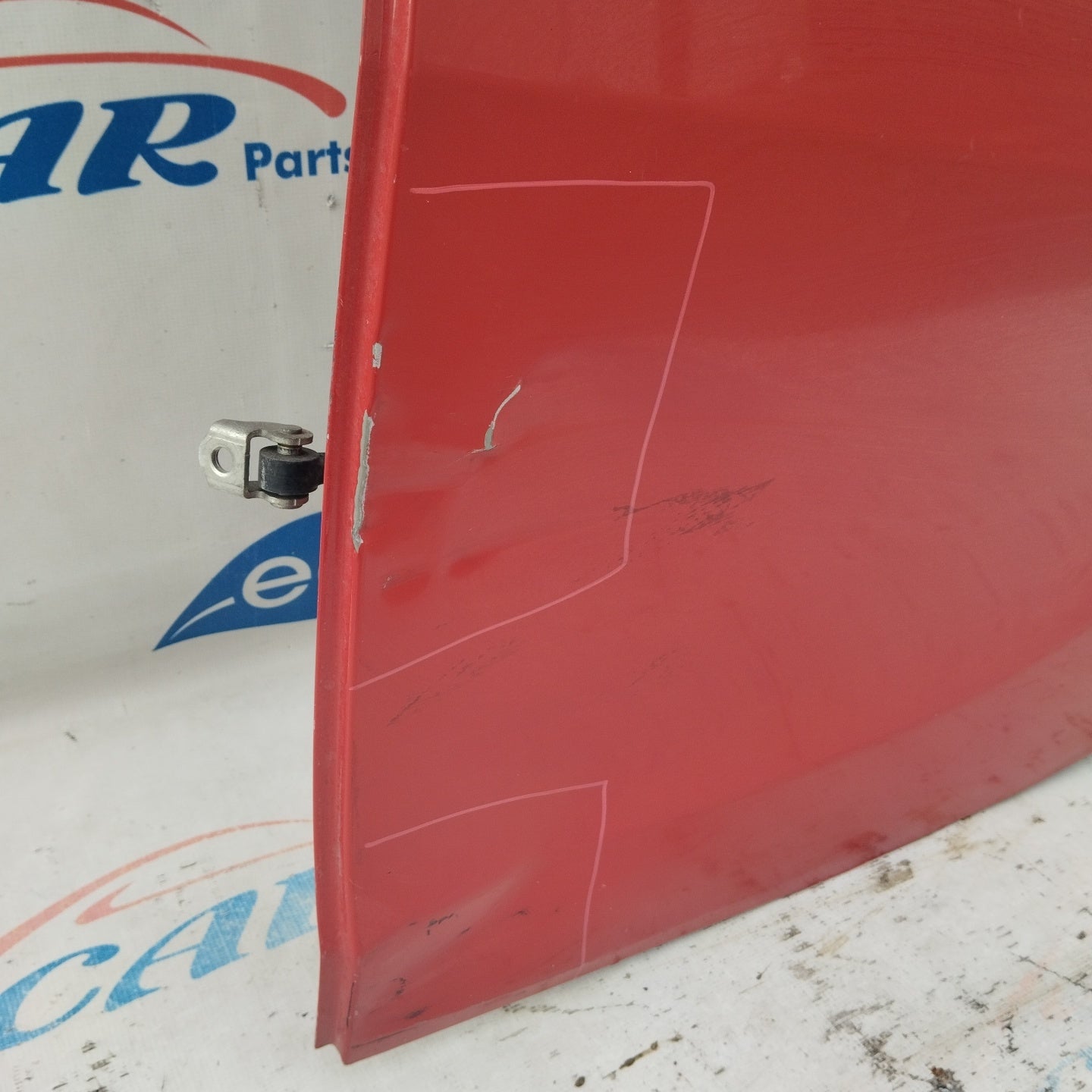 Rear left door red Lancia Ypsilon 2015 ecoAG4831