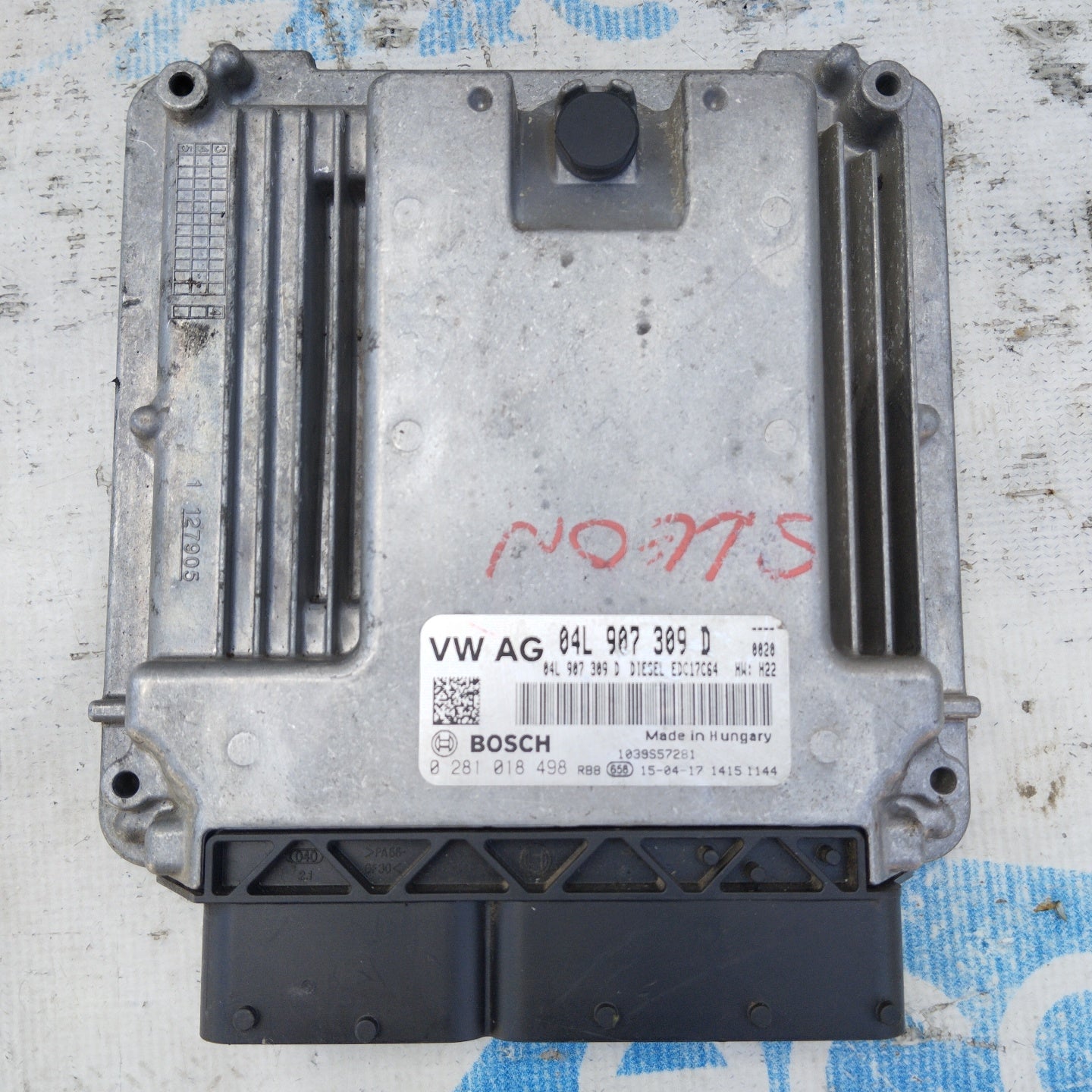 Zündkit Seat Leon 2.0 TDI 2016, Teilenummer: 0281018498, ecoAG4843