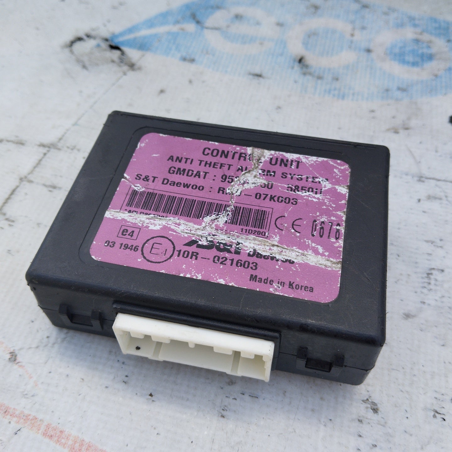 Zündkit Chevrolet Spark 1.0 B 2010, Teilenummer: 25182025, ecoAG4844