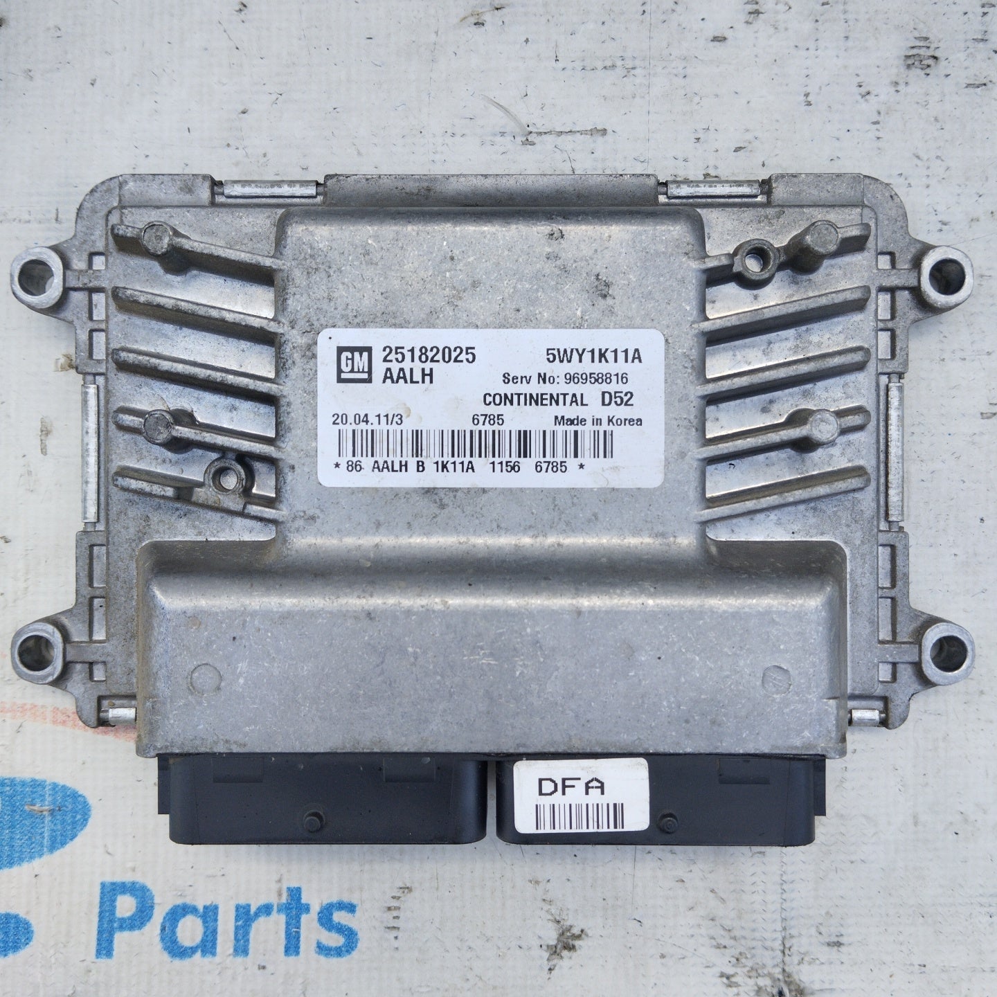 Zündkit Chevrolet Spark 1.0 B 2010, Teilenummer: 25182025, ecoAG4844