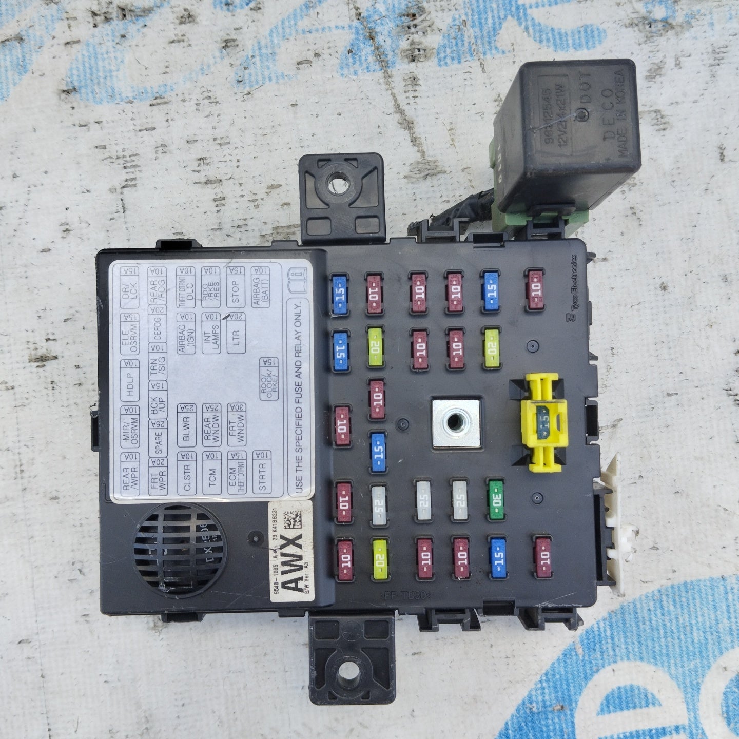 Zündkit Chevrolet Spark 1.0 B 2010, Teilenummer: 25182025, ecoAG4844