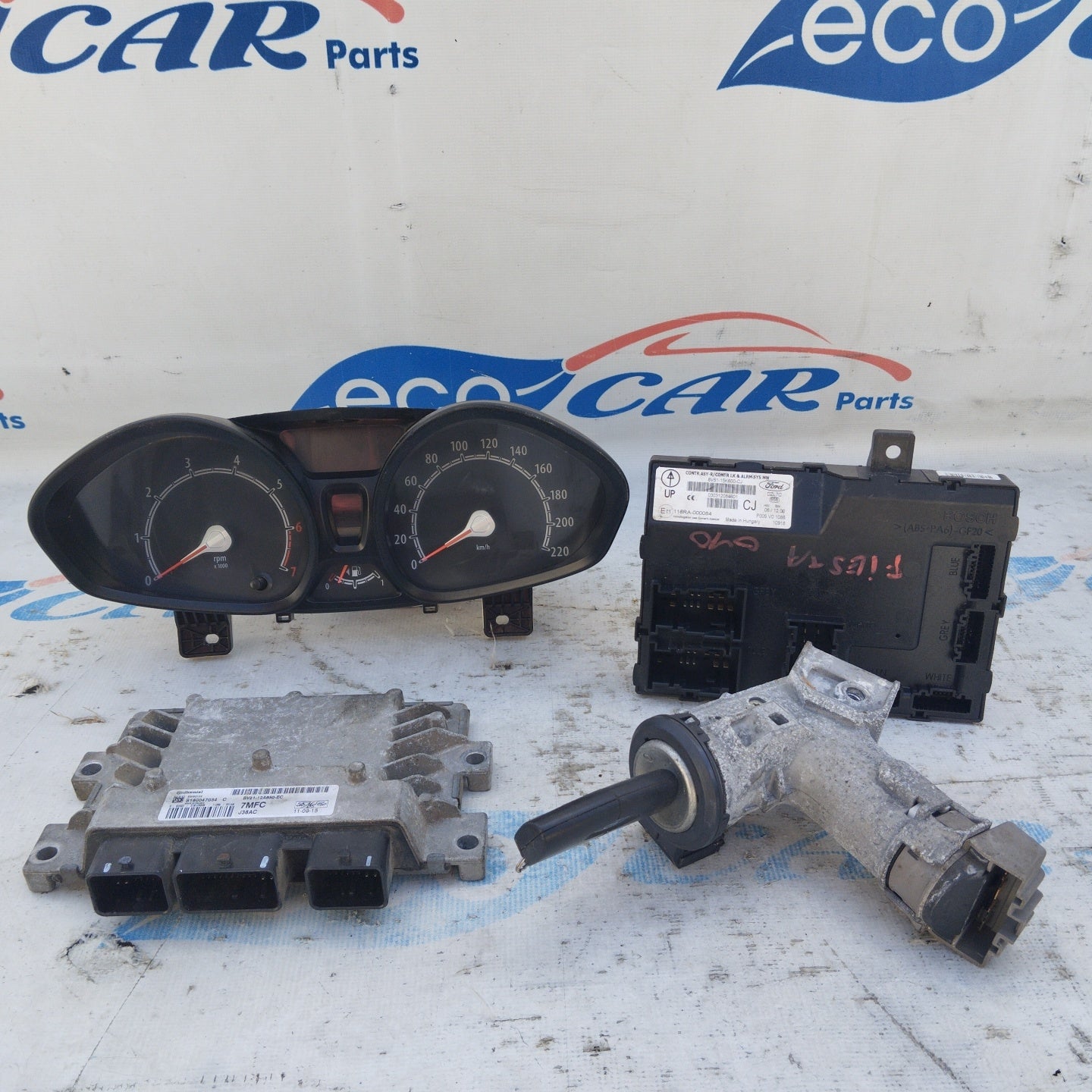 Zündkit für Ford Fiesta 1.2 B, Baujahr 2010, Code: S180047034c ecoAG4845