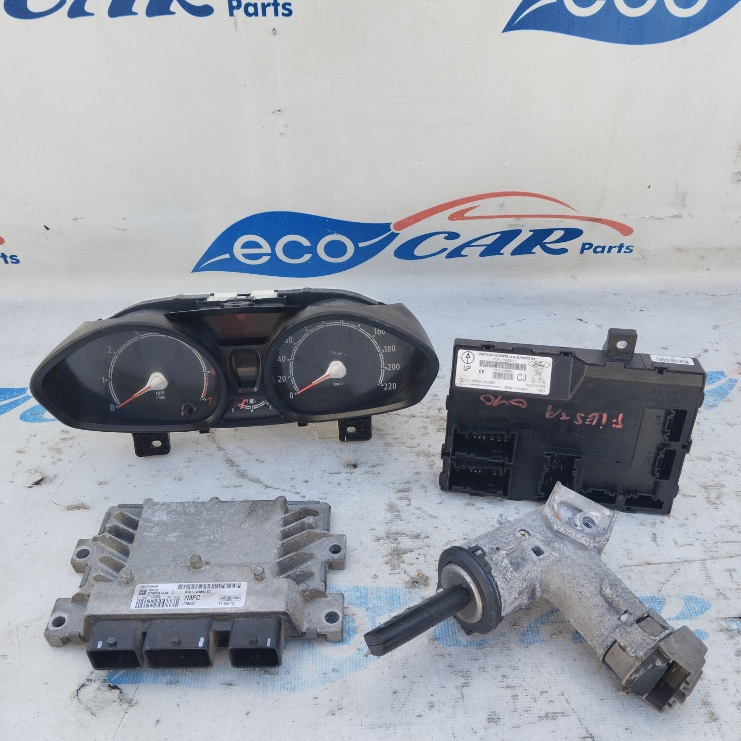 Zündkit für Ford Fiesta 1.2 B, Baujahr 2010, Code: S180047034c ecoAG4845