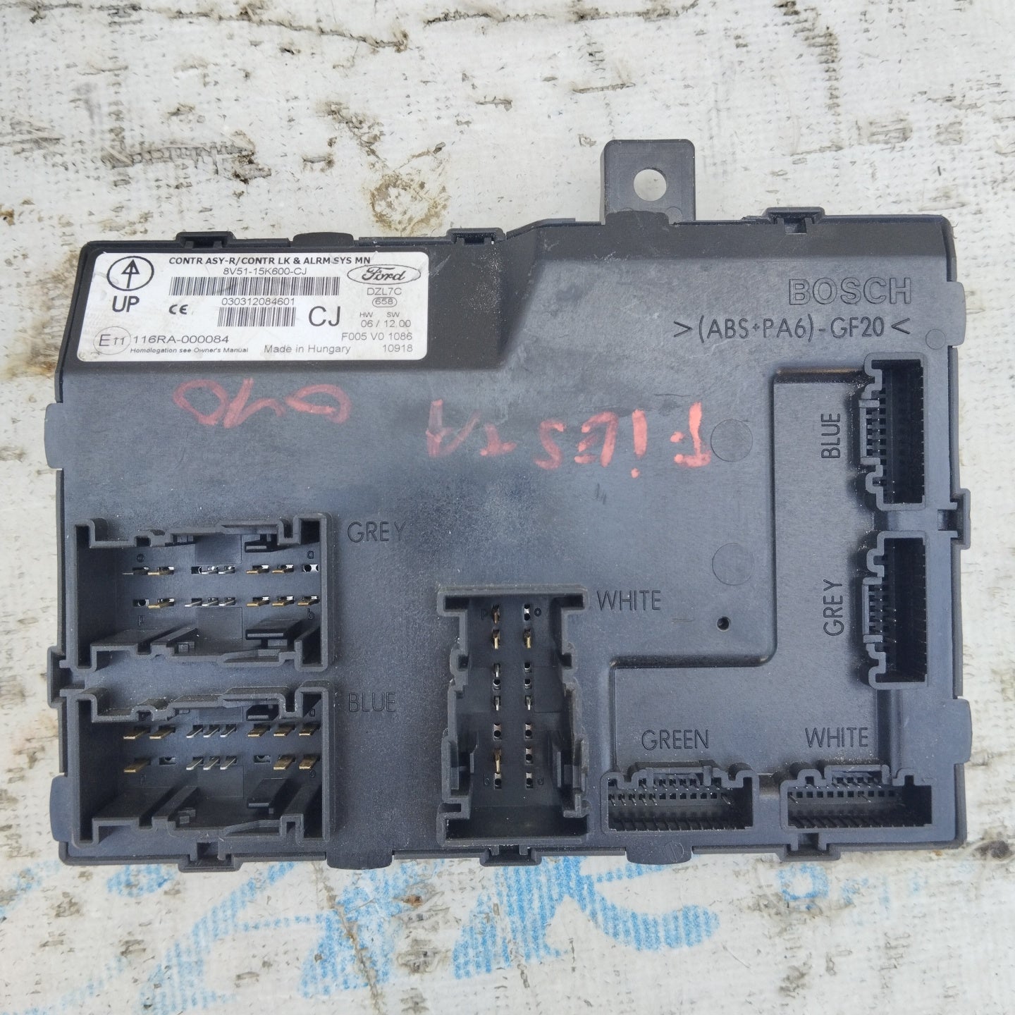 Zündkit für Ford Fiesta 1.2 B, Baujahr 2010, Code: S180047034c ecoAG4845