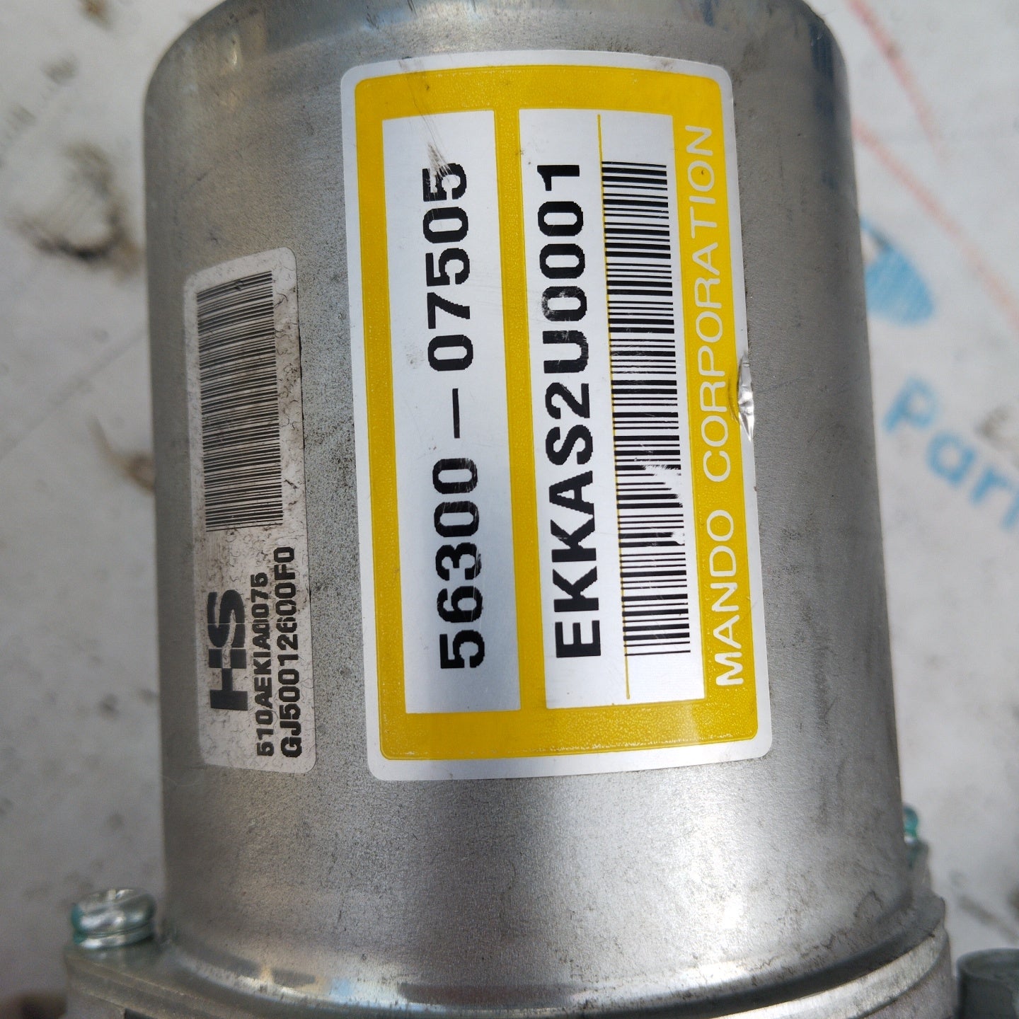 City steering column Kia Picanto 2009 code: 56300-07505 ecoAG4853