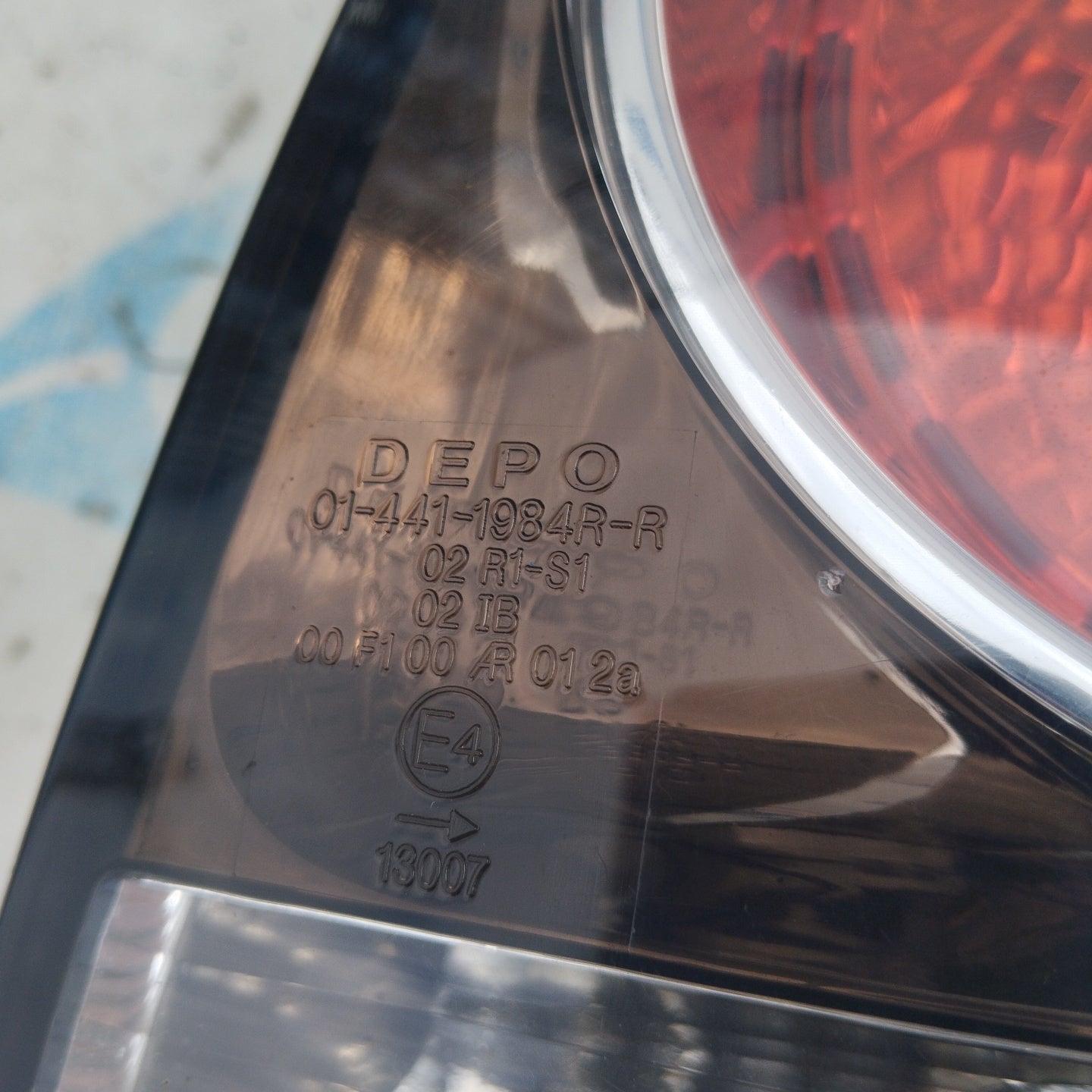 Volkswagen Polo 2007 DEPO ecoAG4854 rechte Rückleuchte