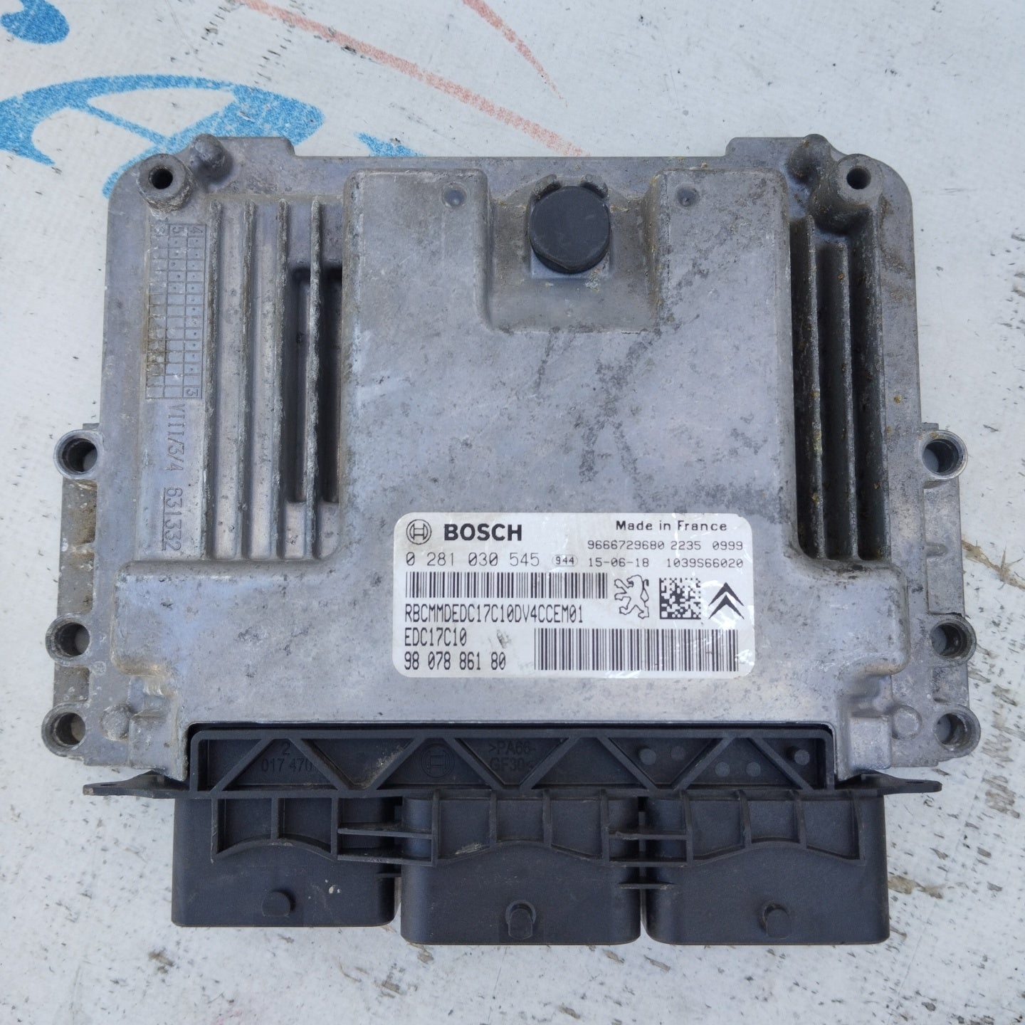 Zündanlage Citroen C3 1.4 HDI 2012, Teilenummer: 0281030545 ecoAG4895