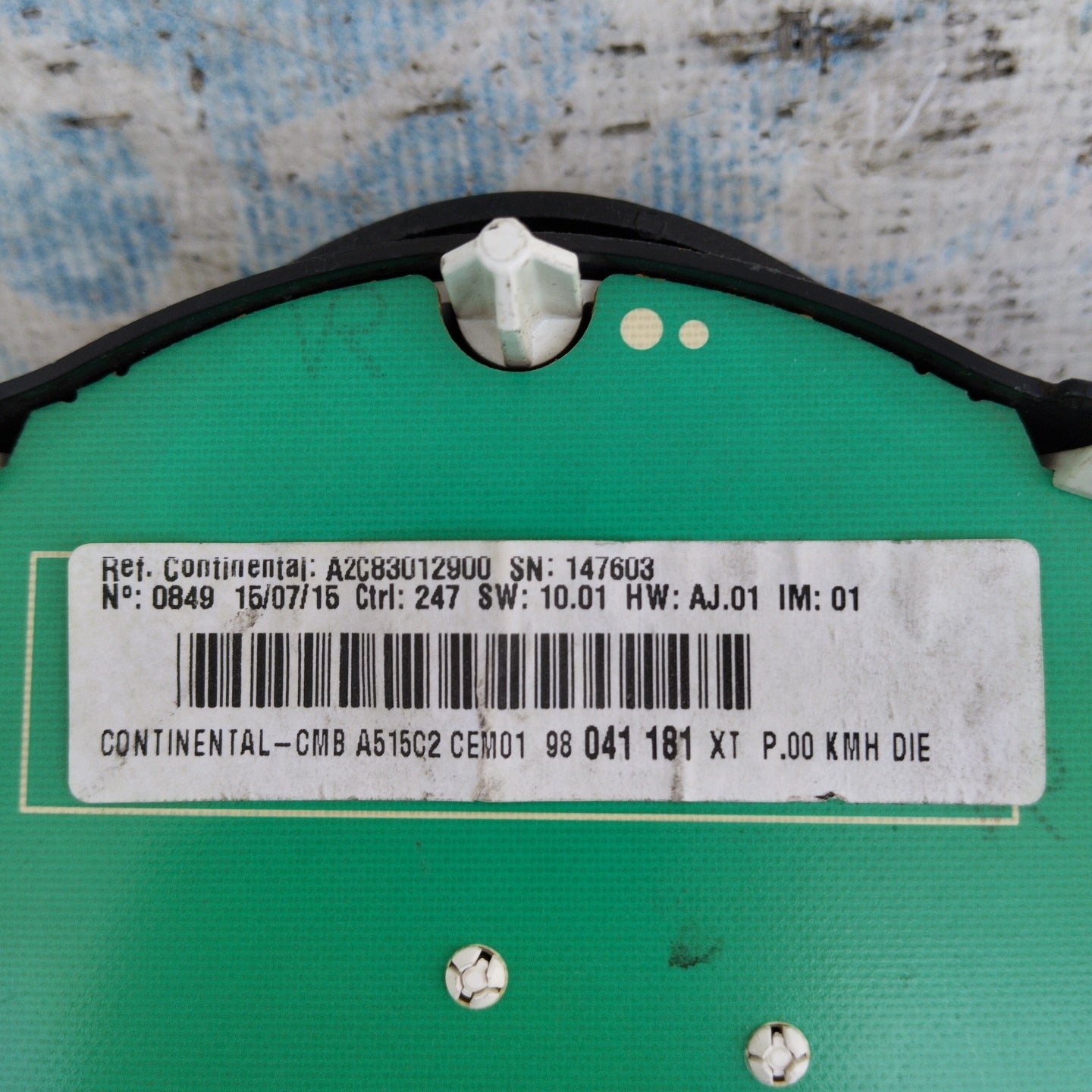 Quadro Strumenti Citroen C3 1.4 HDI 2012 cod. A2c83012900 ecoAG4896