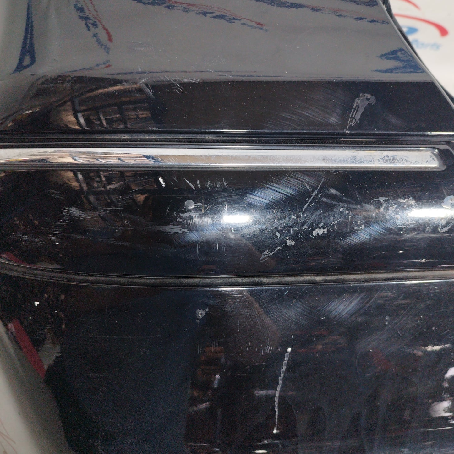 Black rear bumper Mercedes A-class 2008 ecoAC7953