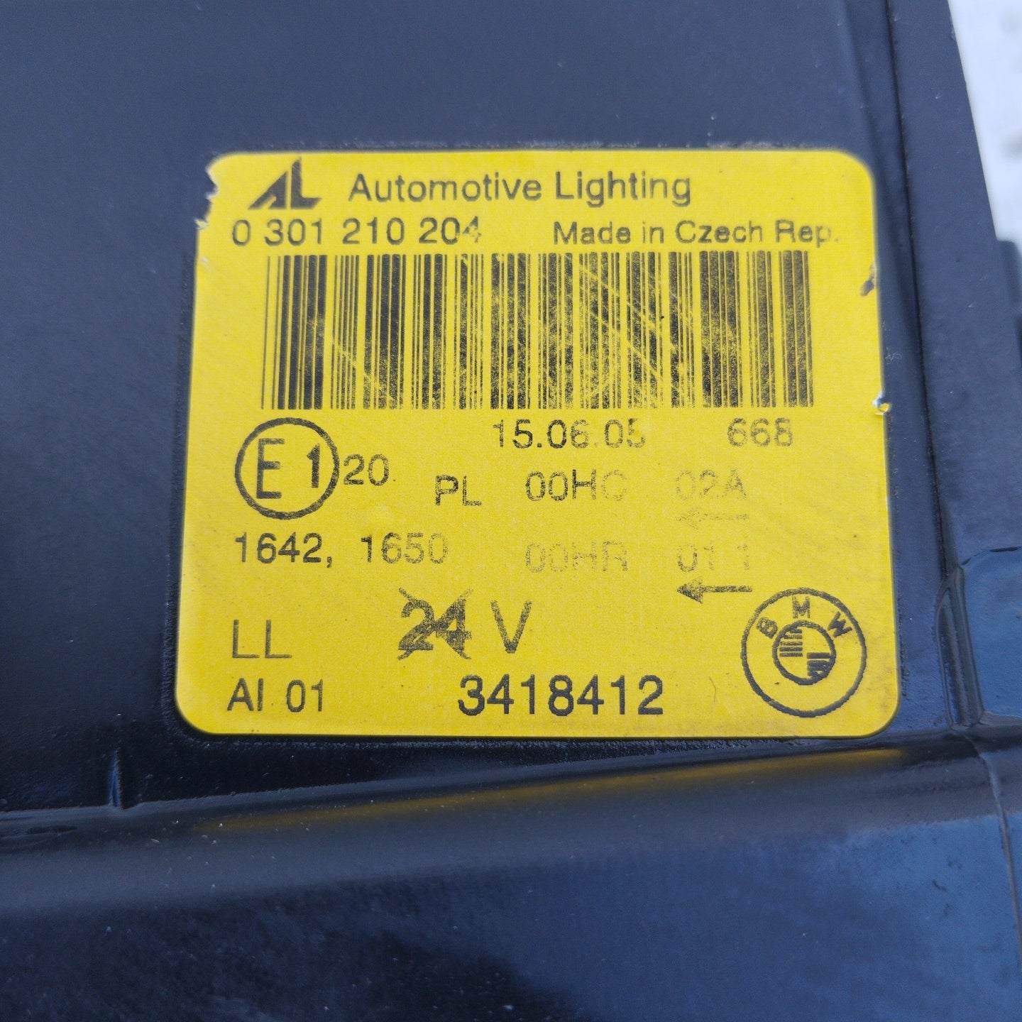 Fanale anteriore dx BMW X3 e83 ecoAG4905