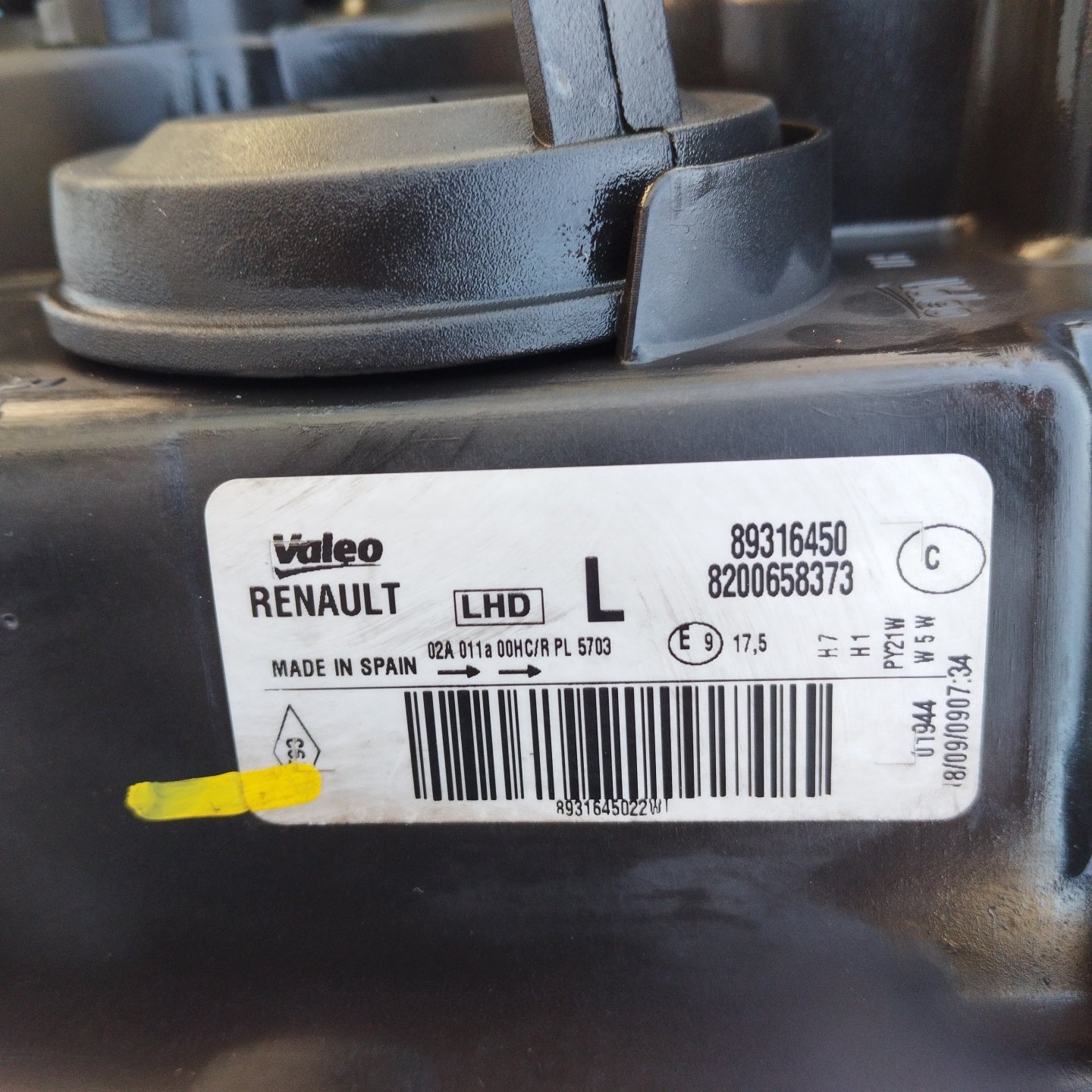 Fanale anteriore sx Renault Modus 2010 ecoAG4907