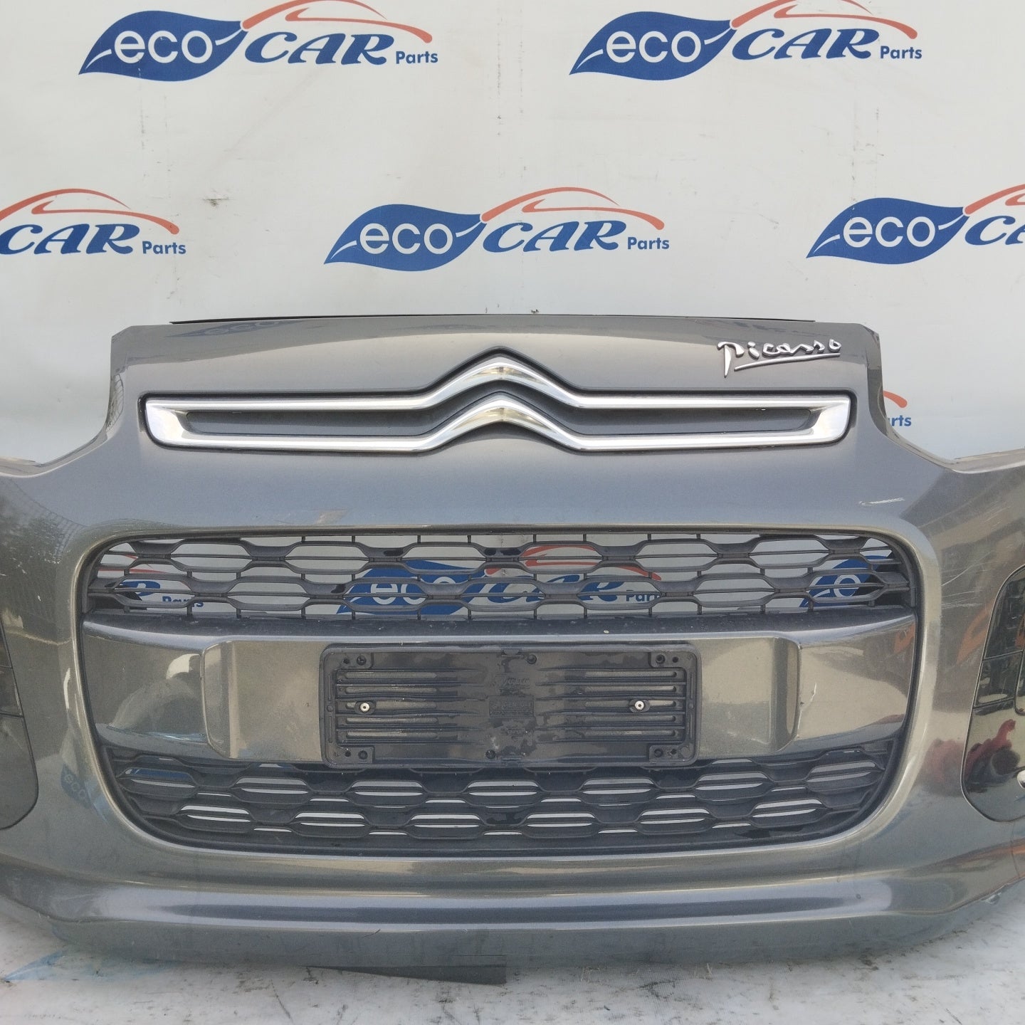 Front bumper Citroen C3 Picasso 2013 gunmetal grey ecoAG4972