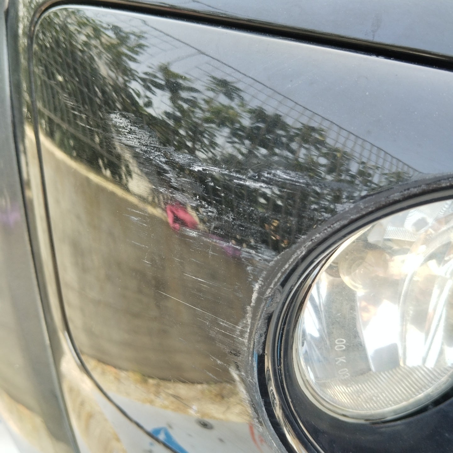 Front bumper Citroen C3 Picasso 2013 gunmetal grey ecoAG4972