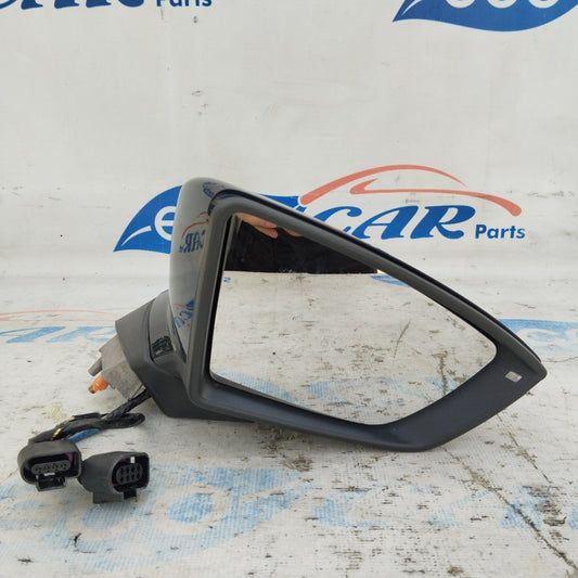 Electric right mirror midnight blue Seat Leon 2012 12 wires ecoAG4978