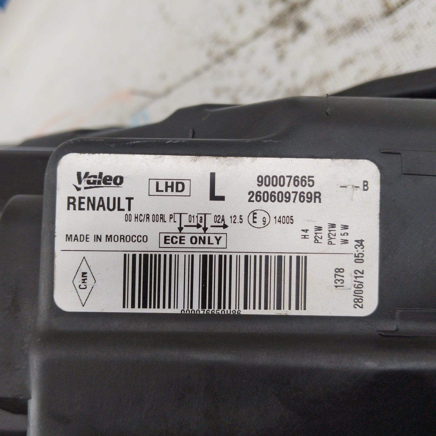 Fanale anteriore sx Dacia Lodgy 2012 ecoAG4988