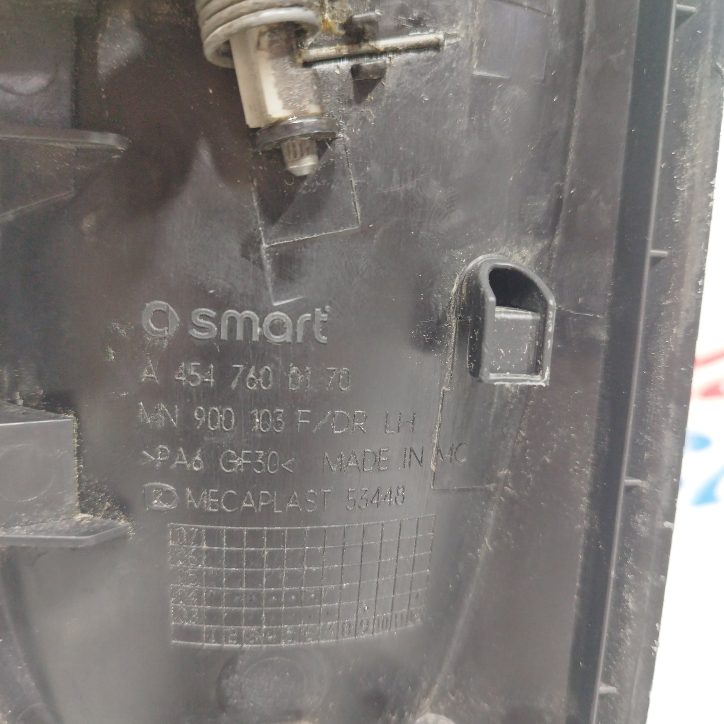 Left front external handle Smart Forfour 2005 ecoAC7556