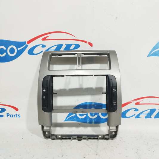 Grauer Mittelgrill mit Bedienfeld Fiat Scudo 2009 ecoAC8071