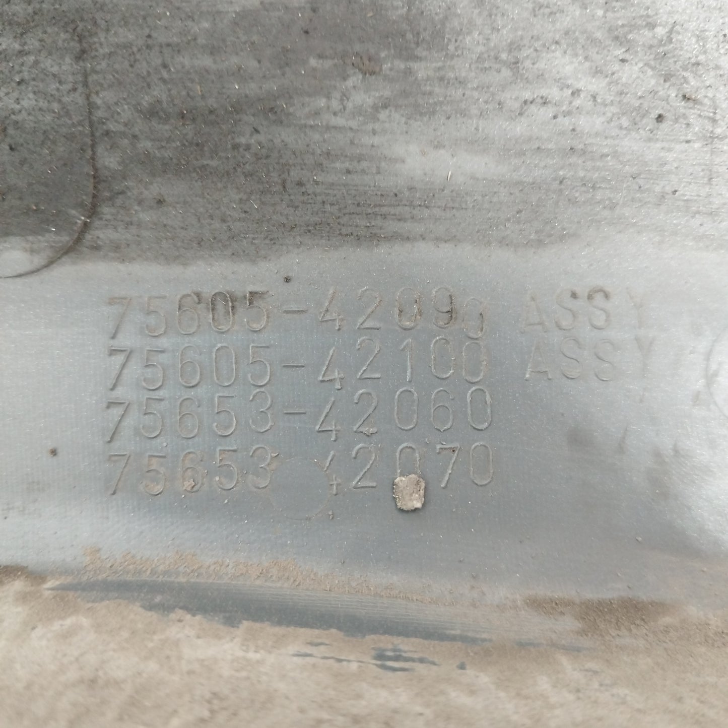 Modanatura fiancata posteriore dx Renault RAV 4 2005 Cod: 75605-42090 ecoAC8092