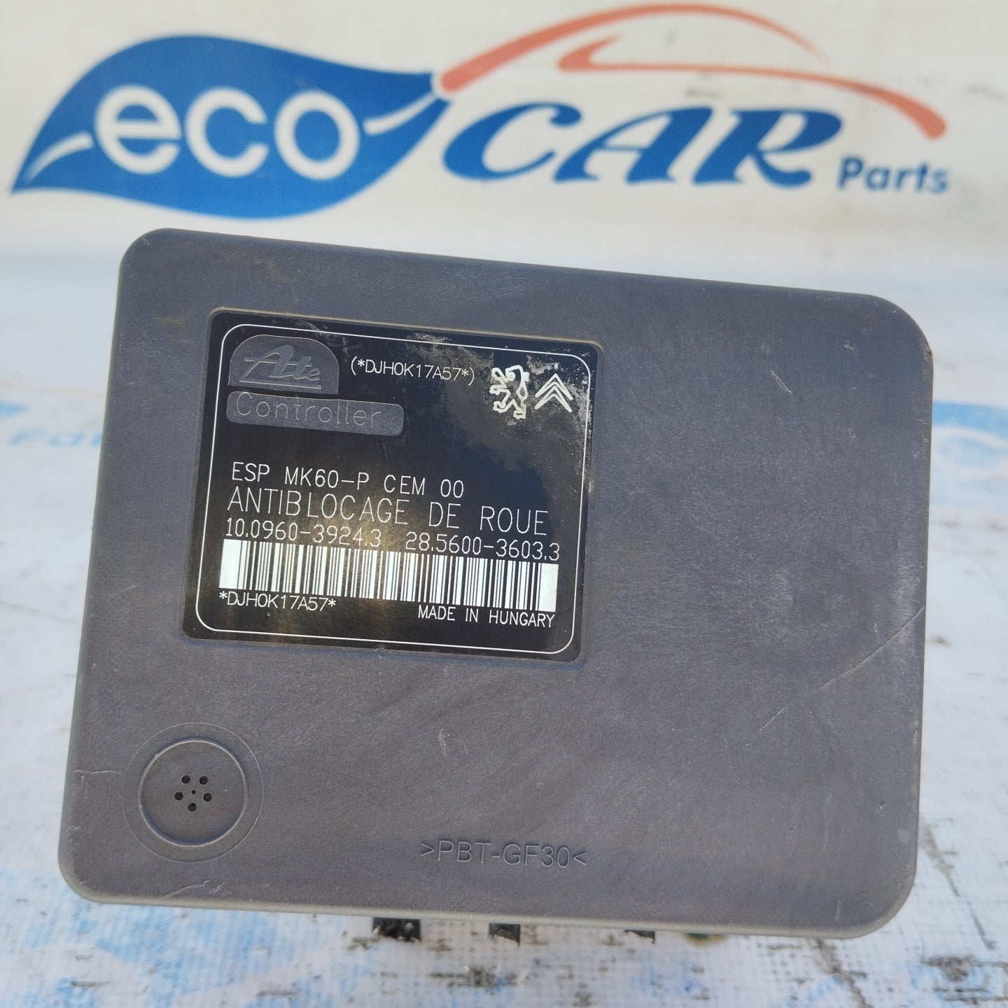 ABS-Pumpe Citroen C3 Picasso 1.6 HDI 2013 Code: 10.0960-3924.3 ecoAG5047