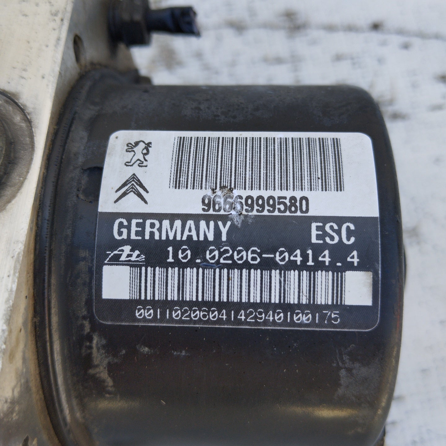 ABS-Pumpe Citroen C3 Picasso 1.6 HDI 2013 Code: 10.0960-3924.3 ecoAG5047