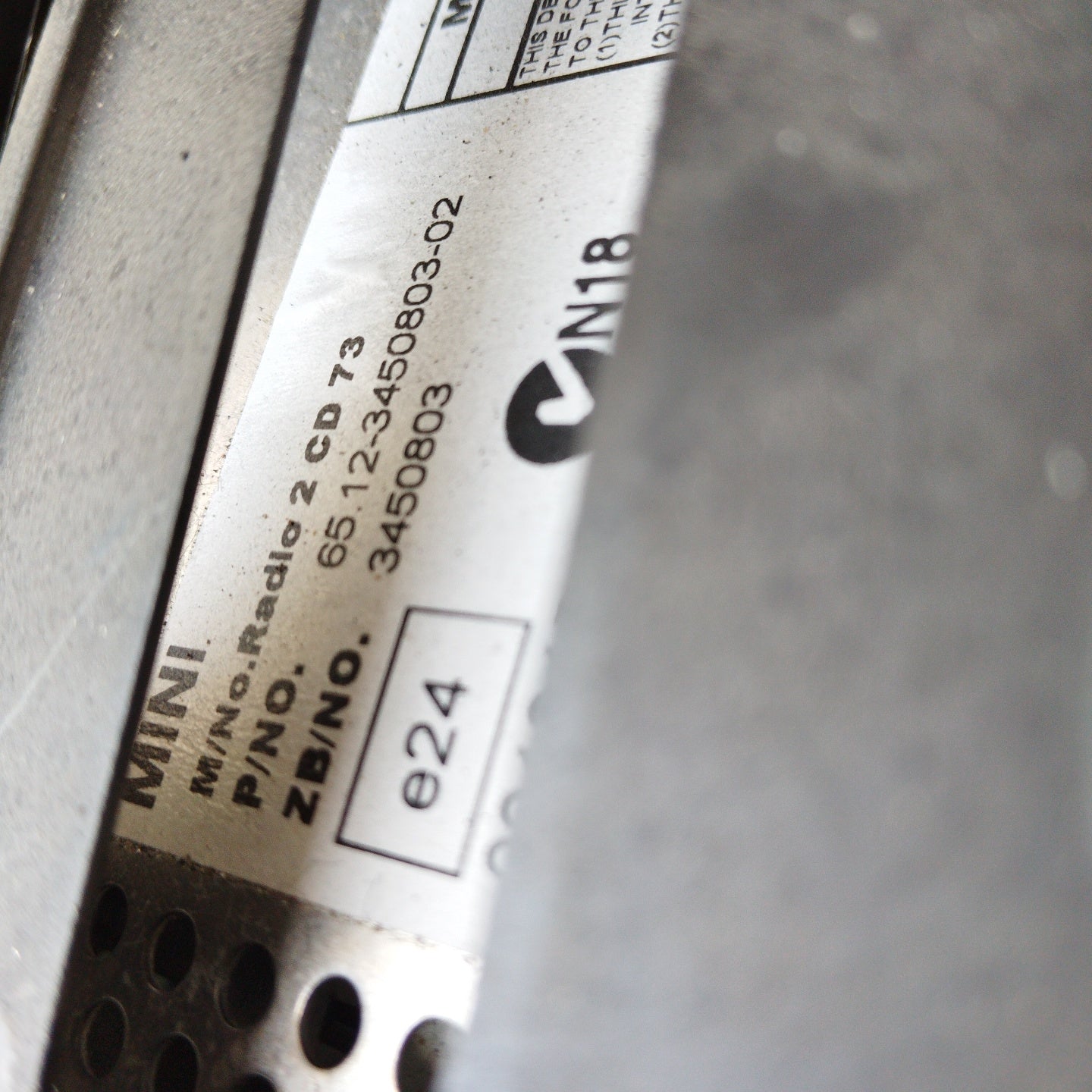 Quadro strumenti completo di autoradio Mini Cooper R56 1.6 D cod: 9136195 ecoAG5050