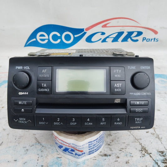 Autoradio Toyota Corolla 2006 cod. 86120-02380 ecoAG5061