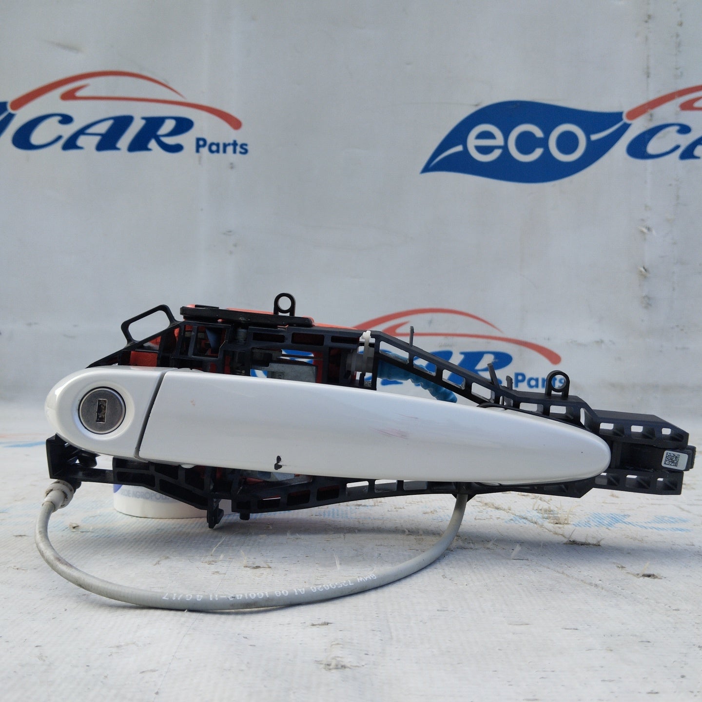 Front left external handle white BMW 3 Series F30 2018 Cod. 14389710 ecoAG5075