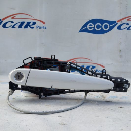 Front left external handle white BMW 3 Series F30 2018 Cod. 14389710 ecoAG5075